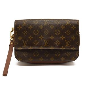 Auth LOUIS VUITTON Orsay Monogram Clutch/Wristlet